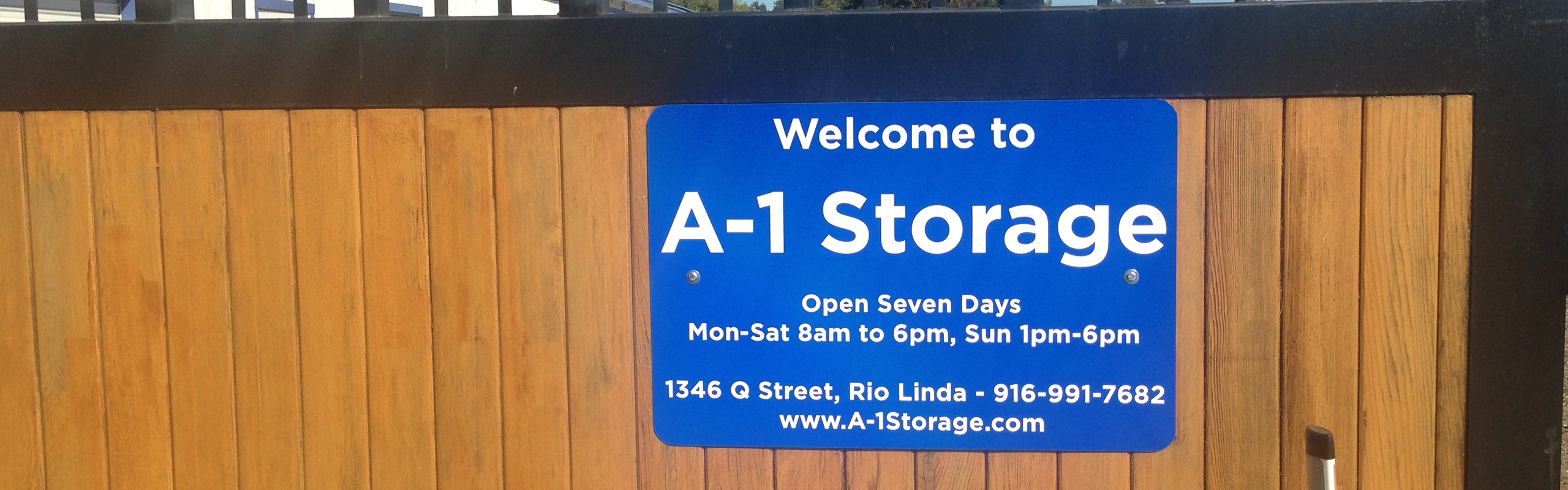 Welcome to A-1 Storage